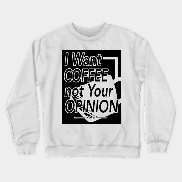 Motivation Coffee Crewneck Sweatshirt by Saldi